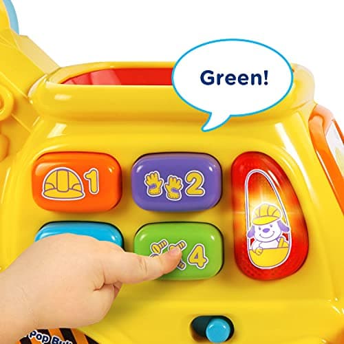 VTech Pop-a-Balls Push and Pop Bulldozer, Yellow B06WV7VBY5