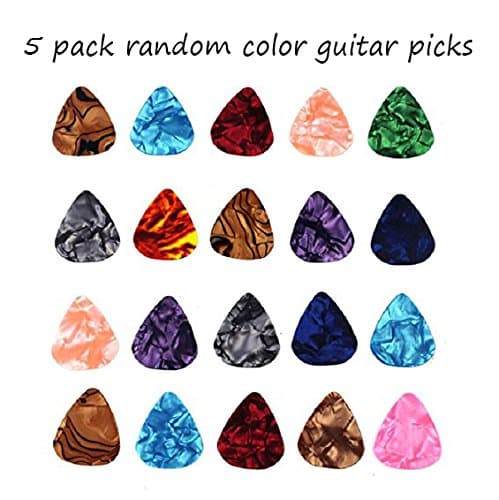 Guitar Mount Wall Hanger Stand Ukulele Wall Hook Keep Holder Mount Display 2 Pack with Guitar Picks Violin Wall Stand Mandolin Rack Bracket Bass Accessories Easy To Install(5 pack guitar picks)