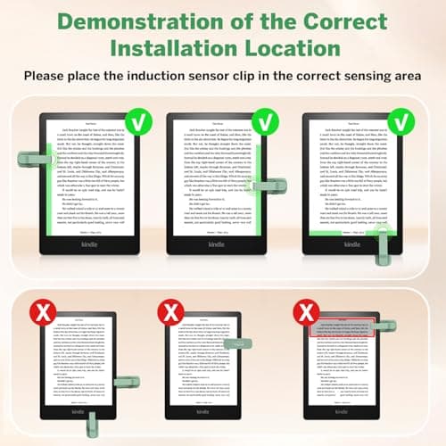 Clicker Page Turner for Kindle Accessories for Camera Video Record&Shutter Selfie with Storage Bag, Fits Thick Cases (Green) Page Turner Ring for Kindle,Remote Control for iPhone iPad Tablets eReaders B0FJXPC91M