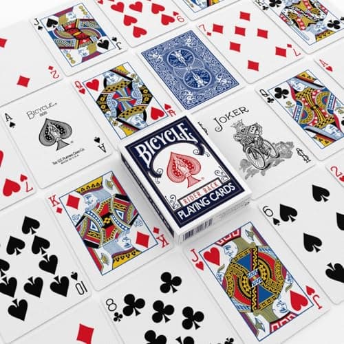 Bicycle Rider Back Playing Cards, Standard Poker Size Deck of Cards, Red & Blue (2 Pack), Classic Cards for Poker, Blackjack, Family Game Night & Card Games, Fun for All Ages