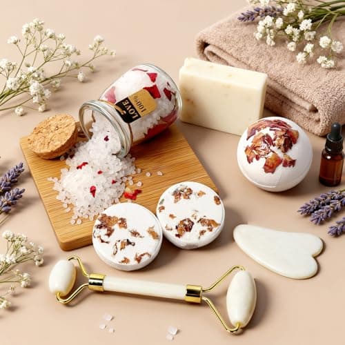 Birthday Gift for Women, Get Well Soon Self Care Package, Unique Spa Gift Basket Thank You Gifts for Mom Grandma Wife Best Friend Sister Her Mothers Day B0FKN316XM