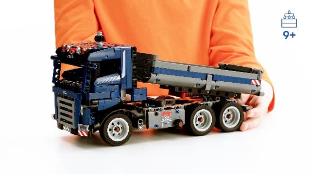 LEGO Technic Tipping Dump Truck Toy - Construction Truck Building Toy for Kids, Boys and Girls, Ages 9+ - Gift for Birthdays - W/Realistic Features - 42203 B0DJ1D4SHD