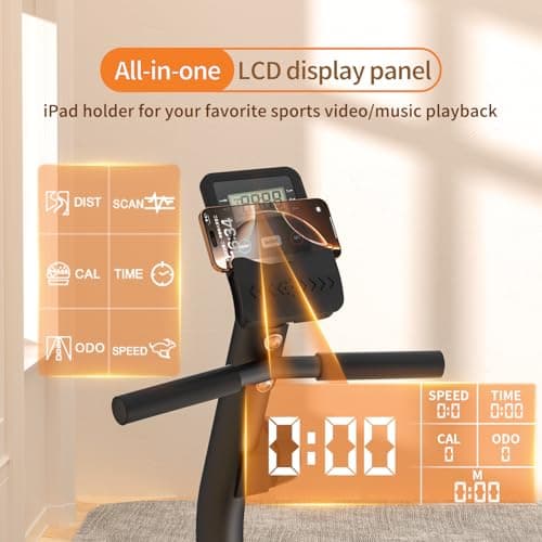 JEEKEE Recumbent Exercise Bike for Seniors,Stationary Bikes for Home, 400LB Capacity & 16 Levels Magnetic Resistance, Heart Rate Handle