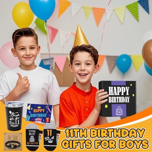 11 Year Old Boy Birthday Gift Ideas, Unique Funny Gift Set for 11th Teenage Boys, Eleven Year Old Gifts ideas for Boys Son Grandson Nephew Friend