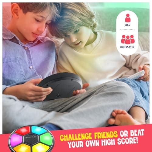 Memory Game for Kids - Gifts for Boys & Girls - 6 7 8 9 10 11 Year Old Boy Birthday Gifts - Kids Games - Toys for 10 Year Old Boy - Car Handheld Travel Games Road Trip for Ages 4-8, 6-8, 8-12 Years