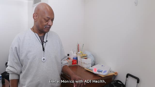 ADT-Monitored 24/7, LTE/GPS Technology, Waterproof Wearable Bracelet, Home & On-the-Go Safety ADT On-The-Go Mobile Medical Alert System for Seniors, Neck Pendant B09JT3ZQWC