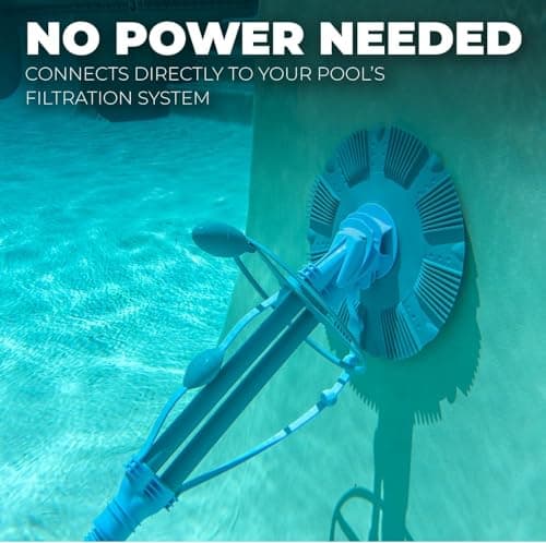 XtremepowerUS Premium Automatic Pool Cleaner Vacuum-Generic Pool Cleaner Sweep High Flow In-Ground Pool with Hose Set