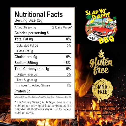 Slap Yo Daddy BBQ Rub Seasoning, Texas Brisket Magic Lone Star - Texas Brisket Rub for Smoking & Grilling From Pitmaster Harry Soo - Championship BBQ Beef Seasoning – No MSG, Gluten-Free – 10.5 oz