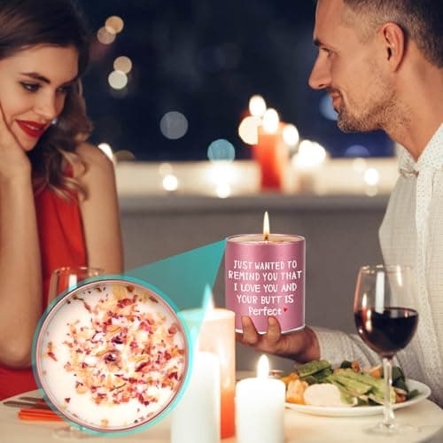 Valentines Galentines Day Gifts for Her Girlfriend Wife Women Friend Sisters Romantic Naughty Christmas Valentines Mothers Day Anniversary Friendship Birthday Funny ldeas Scented Candle