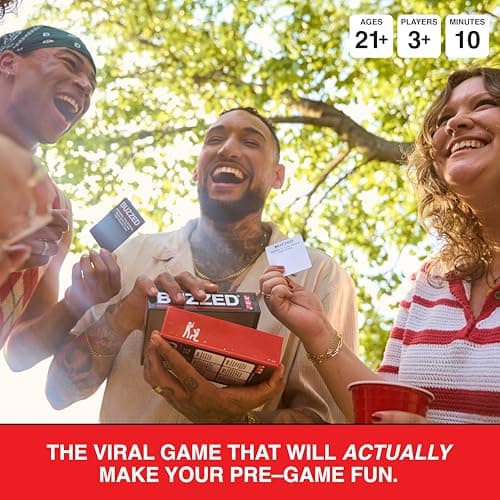 WHAT DO YOU MEME? Buzzed: Hilarious Party Game with 200 New Cards – The Ultimate Drinking Card Game for Adults, Perfect for Game Night, Adult Fun, Good Times, and Unforgettable Bachelor Party Laughs