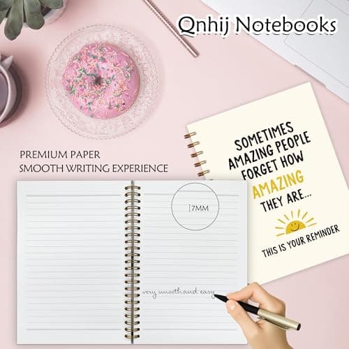 Appreciation Gifts Spiral Notebook 5.5x8.3, Farewell Gifts for Coworkers Journal, Coworker Leaving Gift Journals for Writing, Sometimes Amazing People Forget Notebooks for Note Taking B0F6TBGL7H