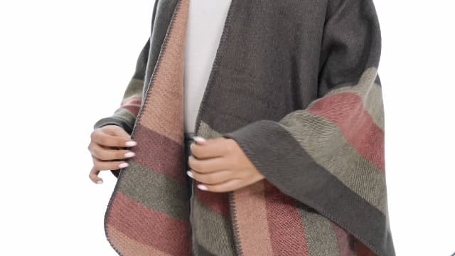 Shawl Wraps for Women, Elegant Knitted Cape Open Front Poncho Scarf Blanket Cardigan Coat for Spring, Autumn, and Winter B0B7B2BH9P