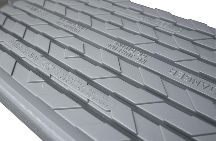 Confer Plastics 6000X Heavy Duty Above Ground in-Pool Swimming Ladder for Decks Adjustable from 42IN to 56IN HIGH