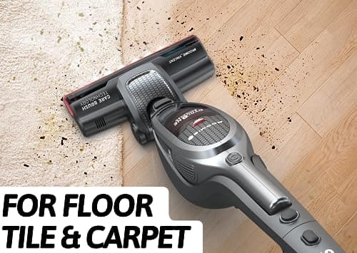 Roomie Tec SlimVac Cordless Vacuum Cleaner for Home – 2200mAh Battery, High Suction Power, Lightweight 2-in-1 Handheld with Bagless Filter, 6 LED Headlights and Auto Recharge Station - Vincent