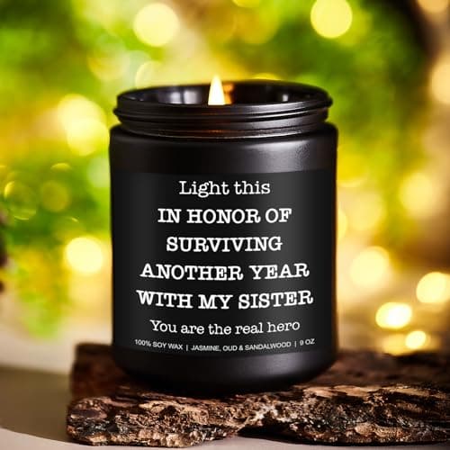 Funny Scented Candle - Brother in Law Gifts, Christmas, Stocking Stuffers, Birthday, Cool Gifts for Brother in Law, Best BIL - 9 oz Jar Candle, Soy Wax