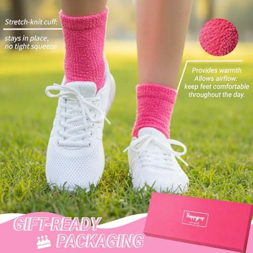 HAPPYPOP 50th Birthday Gifts Ideas - 50 Year Old Gift Socks for Women Men Friends, Turning 50 Gifts
