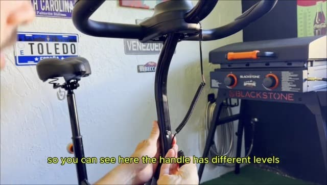 Exercise Bike with Exclusive Heart Rate Sensor and APP Sync, Stationary Bikes for Home with Continuously Variable Resistance, Compact Indoor Cycling Bike with Tablet Mount