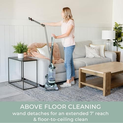 Kenmore DU1275 Bagless Upright Vacuum Lightweight Carpet Cleaner with 4 Height Adjustment, Hair Eliminator brushroll, Pet HandiMate & 2 Cleaning Tools