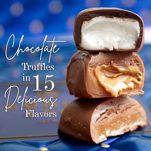 Chocolate Gift Basket - Chocolate Gift Box, Gourmet Food Gifts Prime - Assorted Treat Tray Tin for Men and Women- Kosher Hannukah Gift- Bonnie and Pop