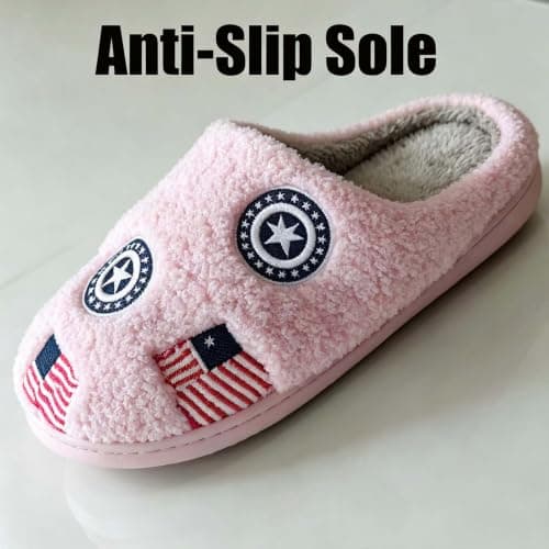 Women's Men's House Slippers with Unique Design Variety, Soft Fuzzy Fluffy Slippers for Women Men, Cozy Memory Foam Indoor Slipper, Non-Slip Shoes for Winter, Great Gifts for Mom Wife Sister Grandma B0FDQ2CVWW