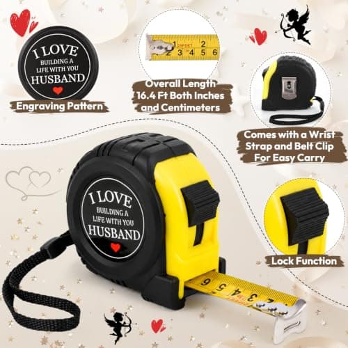 Best Gift for Husband Unique Birthday Gift Including Tumbler Mug Socks Bracelet Tape Measure Keychain Multitool Pen for Anniversary Birthday Christmas B0HHMQ7ZJY
