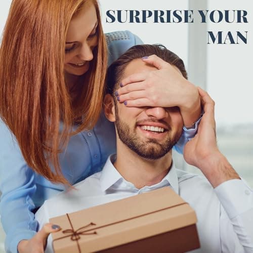 KISSHAKE Funny Gifts for Him, Anniversary for Men Boyfriend Husband, Mens Birthday Gift Ideas, Unique Christmas Stuff Gag Gift Baskets for Men Friends, 100% Cotton Hand & Face Towels B0FSQVXJGN
