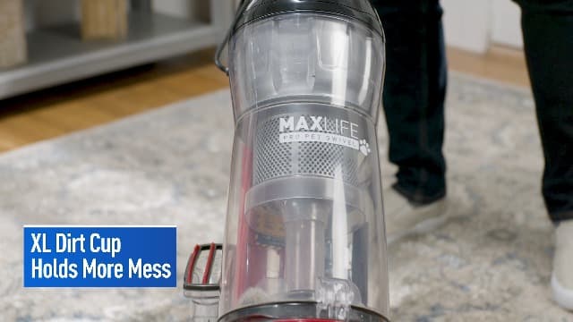 Hoover MAXLife Pro Pet Swivel Vacuum Cleaner, Bagless Upright Vac, HEPA Media Filtration, MAXLife System, WindTunnel Technology, Corded Vacuum Cleaners for Home Use