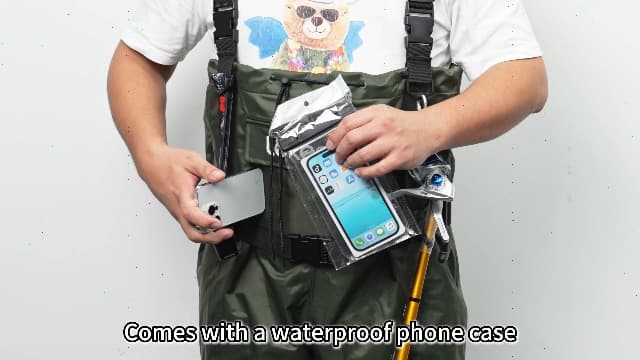 Lekesky Fishing Waders with Boot for Men Women - 2-Ply Nylon/PVC Waterproof Chest Waders for Fly Fishing,Duck Hunting