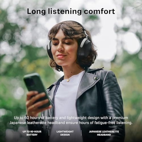 Sennheiser HDB 630 Wireless Over-Ear Headphones - Hi-Res Audiophile Sound, Adaptive Noise Cancellation, Parametric EQ, 60 Hour Battery Life, Includes USB-C Low-Latency Bluetooth Adapter - Black