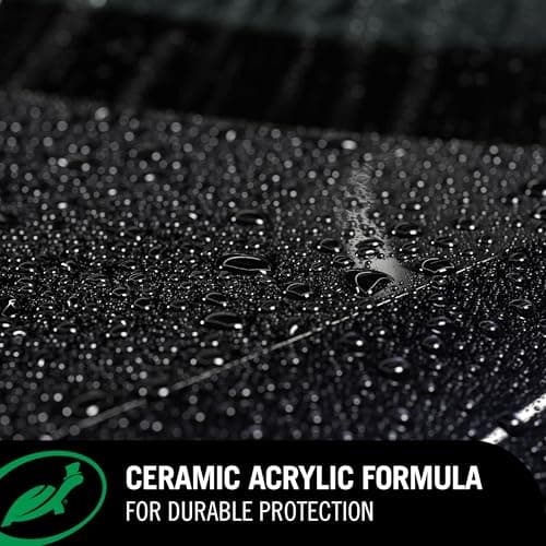 Turtle Wax Hybrid Solutions Ceramic Acrylic Black Car Wax Spray, Restores Apperance of Black Car Paint, Ceramic Coating Protection, Extreme Water Beading, High Gloss Shine, 16 oz (Pack of 1)