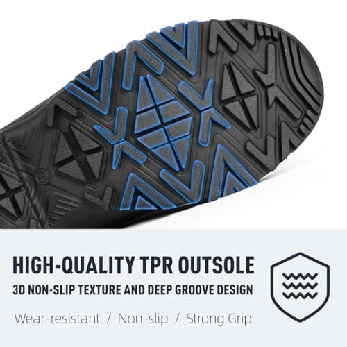 Furuian Insulated Winter Snow Steel Toe Work Boots for Men Waterproof Non Slip Duck Boots for Men Warm Safety Industrial Work Shoes