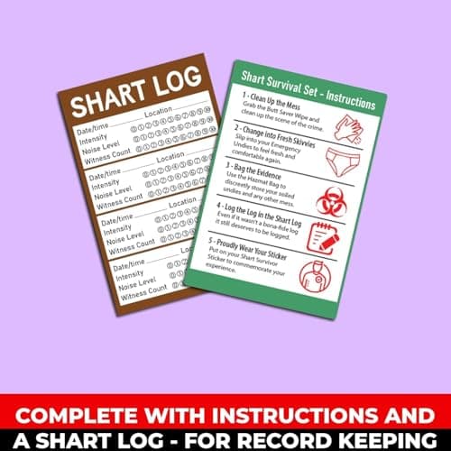 Unique Stocking Suffers for Men Birthday Husband Teens Potty Humor Prank Him Fart Funny Survival Set Gag Gift with Underwear, Hazmat Bag and Wet Wipe for Men B0DWDSKX8P