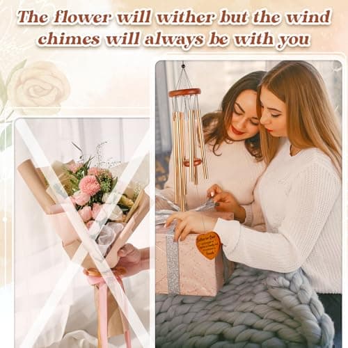 Sister in Law Gifts, Best Sister in Law Christmas Funny Gift - Wind Chimes, Birthday, Mothers Day, Wedding, Engagement, Thanksgiving Gifts