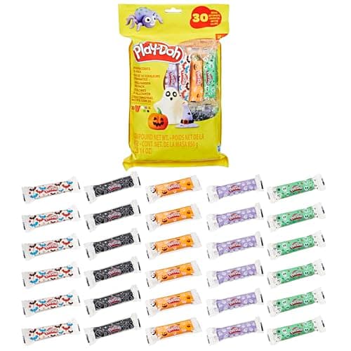 Play-Doh 30 Pack Spooky Colors, Individually Wrapped 1 Ounce Sticks for Halloween, Trick or Treat, or Fall Seasonal Arts & Crafts for Kids 2+