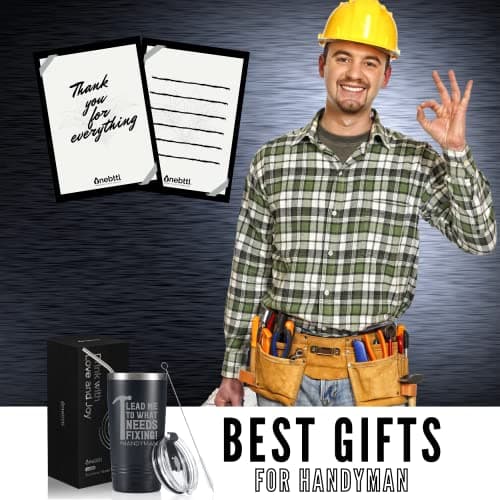 Funny Handyman gifts for Men, Handyman Gifts Idea, Best Gifts for Plumbers, 20 oz Insulated Stainless Steel Tumbler, Lead Me to What Needs Fixing
