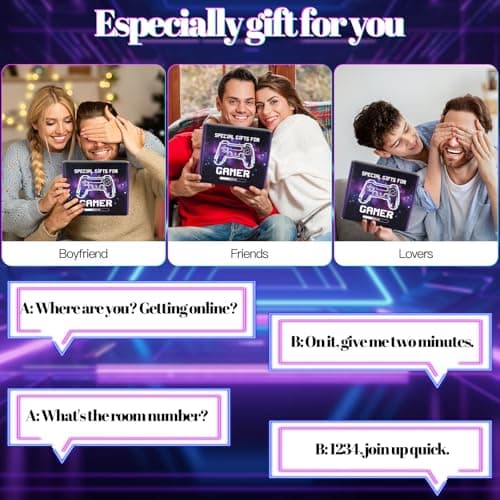 Gamer Gifts for Men Teens Boys, Cool Gaming Gift Bulk Set for Game Lover, Gaming Mugs, Teen Boy Gift Gaming Stuff, Birthday Valentine Christmas Gifts for Gamers Men Girl Boyfriend Husband Teenage Idea