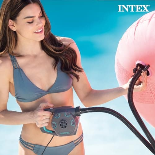 Intex Quick Fill 120 Volt AC Electric 38.9 CFM Inflatable Float & Air Bed Pump