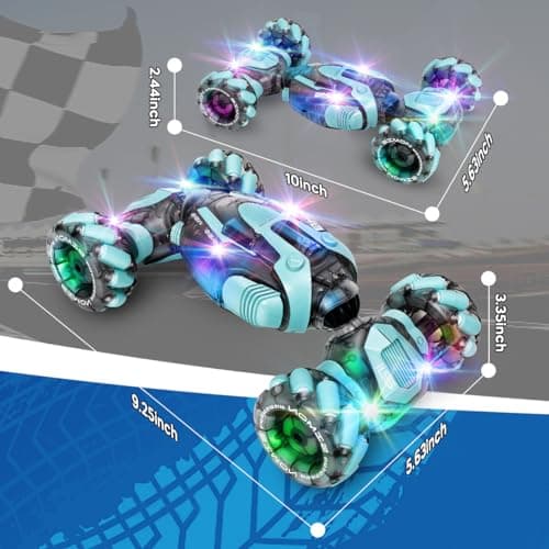 ZMMB Gesture Sensing RC Stunt Car - Best Gifts for Boys 6-12 Year Old 360° Rotating 4WD Remote Control Transform Hand Controlled Car Birthday Presents for Kids Age 7 8 9 10 11 yr B0D4C54FWX