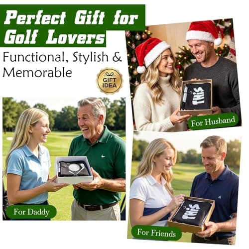 Premium Cleaning Towel for Golf Balls and Clubs; Easy To Attach to Golf Bags for Practice, Tournaments, and Daily Play Lihome Golf Accessories for Men, Funny Golf Towel, Golf Gifts for Men B0GX7CVYCL