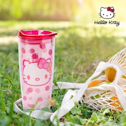 Touchland x Hello Kitty® Hand Sanitizer + Mist Case, Scented & Stylish Hydrating Sanitizer Spray Bundle, Travel Size, Dye Free