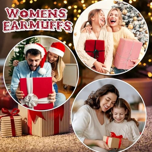 Premillow Ear muffs for Women Winter, Faux Fur Earmuffs, Cute Foldable Fluffy Ear Warmers, Soft Warm Ears Covers for Women