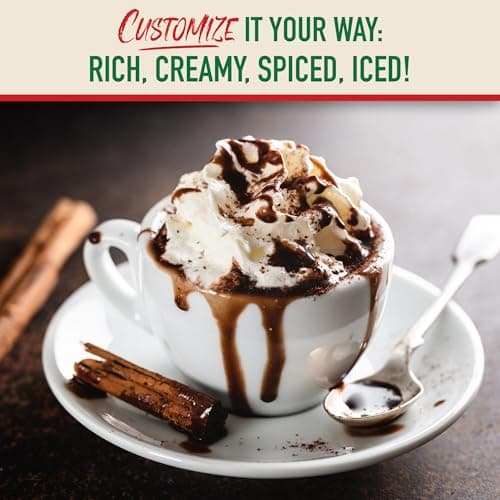 Caffelatto Milk Chocolate Hot Cocoa, Gourmet Single Serve Sticks, Made for Milk Frothers, Add Your Own Milk, Simple Ingredients and Easily Customized, 9 Pack