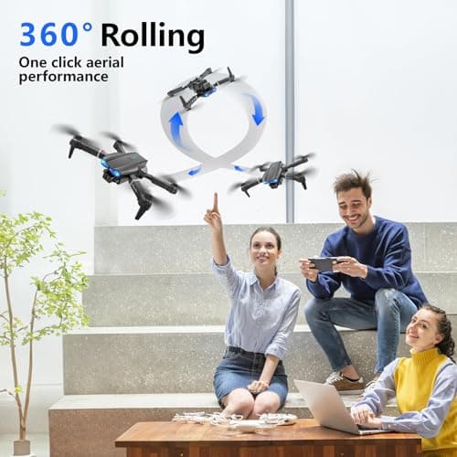 E99 Drone With Camera, Foldable RC Quadcopter Drone,Remote Control Drone Toys For Beginners Men's Gifts Indoor And Outdoor Affordable UAV Christmas Halloween Thanksgiving Gifts