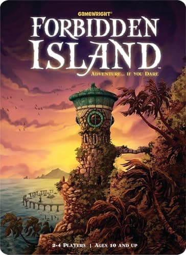 Gamewright - Forbidden Island - Cooperative Strategy Survival Board Game, 2-4 Players