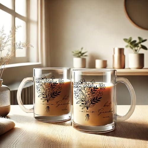 Breezy Valley Grandparent Gifts, Christmas Gifts for Grandma Grandpa from Grandkids - Best Ever Grandparents Gift Ideas, Grandma Grandpa Mugs Socks Set