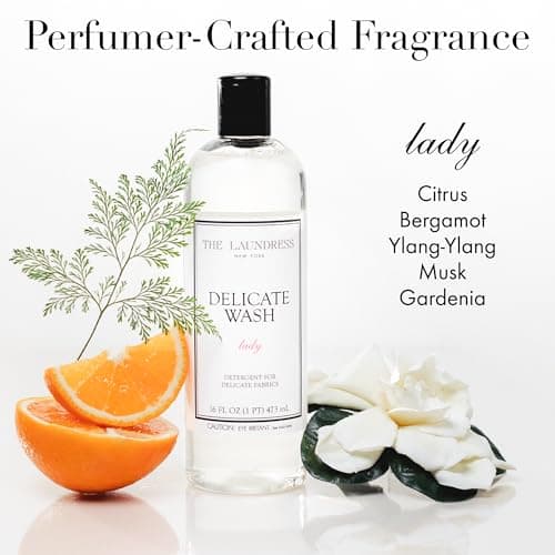 The Laundress Delicate Wash, Double Concentrated, Lady Scent, Detergent Delicate, Lingerie & Silk Detergent, Lingerie Wash, 16 Fl Oz