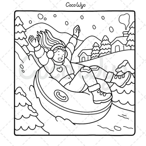 Girl Moments: Coloring Book for Adults and Teens Featuring Cute Cozy Daily Activities for Relaxation (Cozy Spaces Coloring)