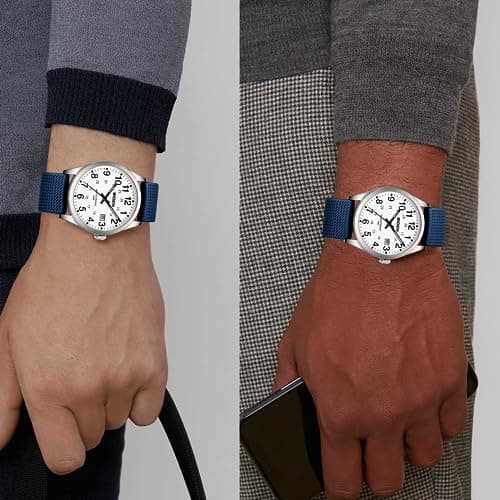 LN LENQIN Mens Watches Analog Quartz Sports Unisex 30M Waterproof Nurse Watch for Men Women Medical Professionals Military Time with Second Hand Glowing Easy to Read Dial