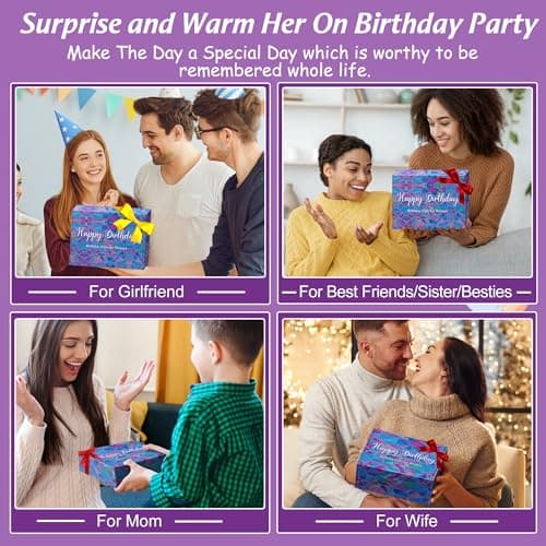 Birthday Gifts for Women - Unique Inspirational Theme Happy Birthday Gift for Her/Friendship/Sister/Best Friend/Mom/Girlfriend/Wife/Teen Girls/Bestie,Gifts for Women