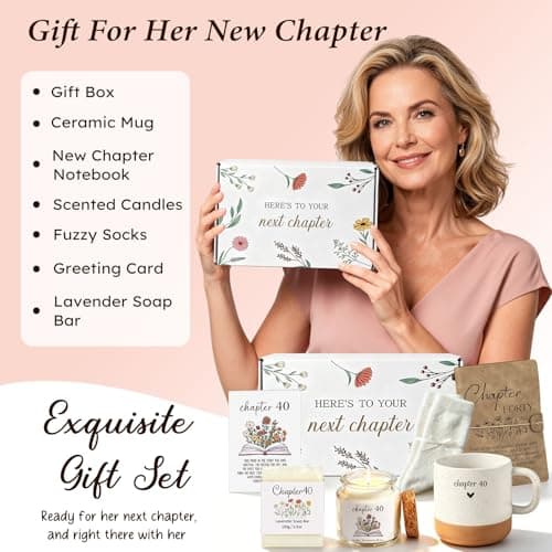 Giftota 40th Birthday Gifts Women, 40 Year Old Birthday Gifts for Women Happy 40th Birthday Gifts for Women Gifts for 40th Birthday Woman Cool 40 Birthday Gift for Her Womens 40 Birthday Gift B0GTQ2D22C